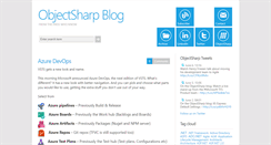 Desktop Screenshot of blogs.objectsharp.com