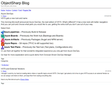 Tablet Screenshot of blogs.objectsharp.com